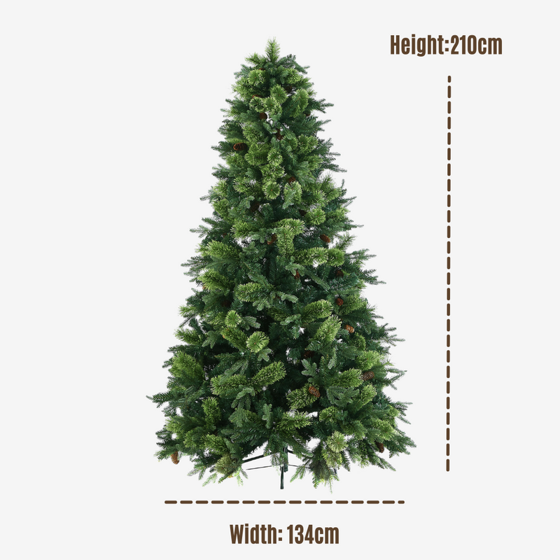 Royal Fir Deluxe Christmas Tree - 210cm (7Ft)