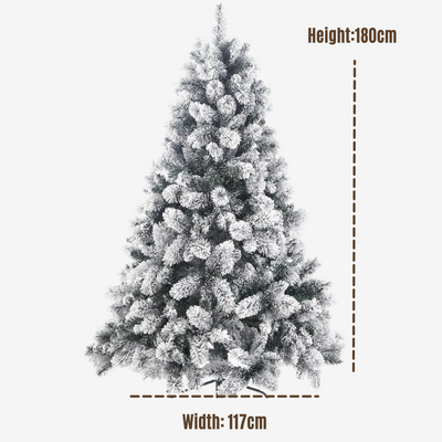 Wintry Majesty Deluxe Christmas Tree - 180cm (6Ft)