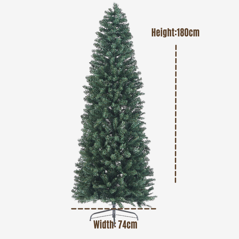 Sleek Fir Christmas Tree - 180cm (6Ft)