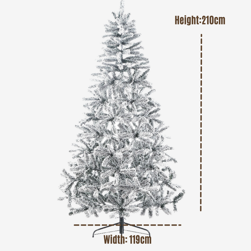 Rustic Spruce Christmas Tree - 210cm (7Ft)