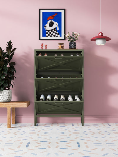 Phoenix Shoe Locker -  Army Green