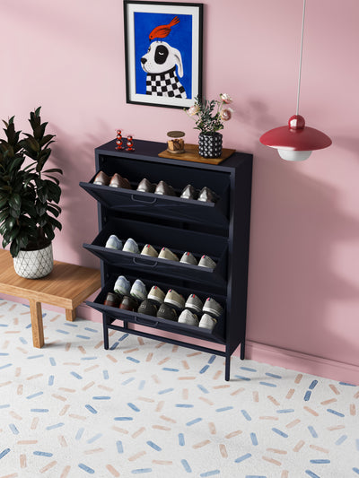 Phoenix Shoe Locker -  Slate Grey
