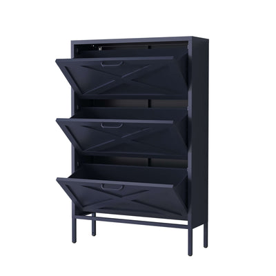 Hamptons Shoe Locker -  Slate Grey