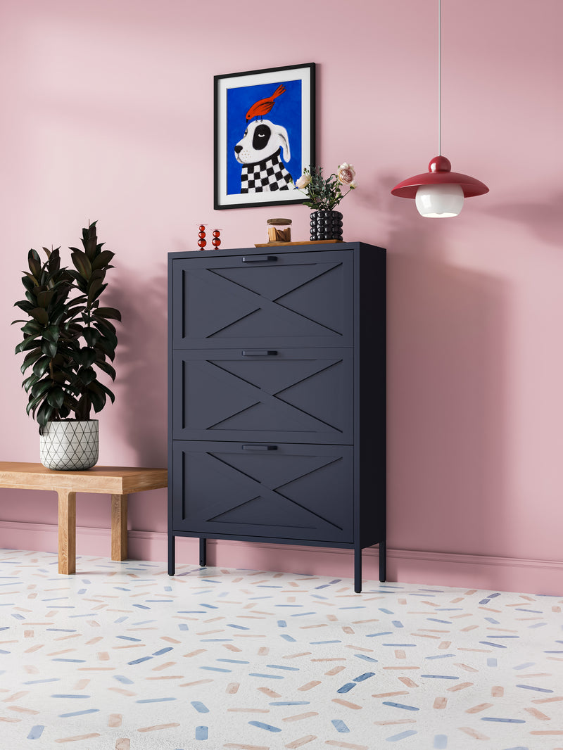 Phoenix Shoe Locker -  Slate Grey