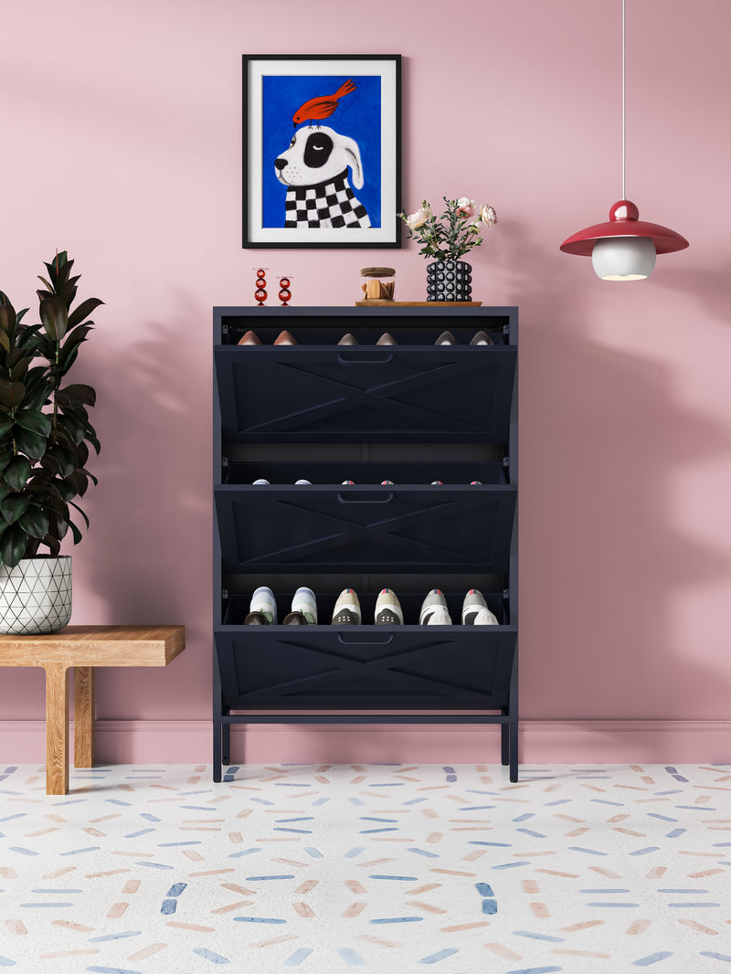 Phoenix Shoe Locker -  Slate Grey