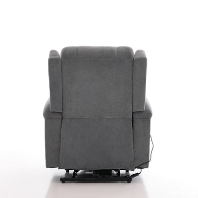 Electric Lifting Massage Recliner Armchair - Dark Grey