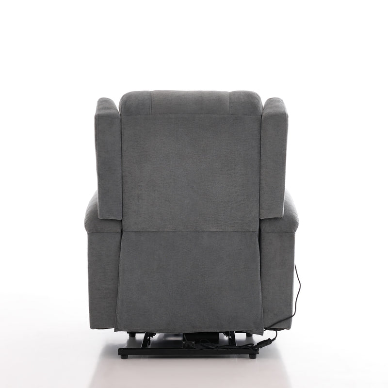Electric Lifting Massage Recliner Armchair - Dark Grey