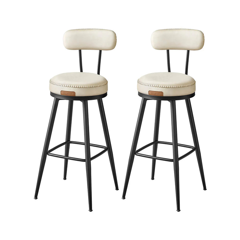 Swivel Bar Height Stools (Set of 2)