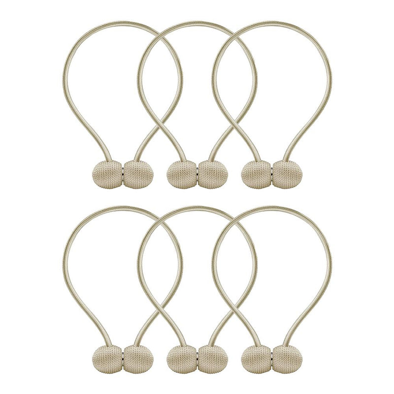 Magnetic Curtain Tiebacks (Set of 6)