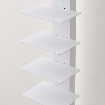 Esme Vertical Floating Bookcase - White