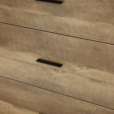 Mario 4 Drawer Storage Chest in Rustic Brown - Top View