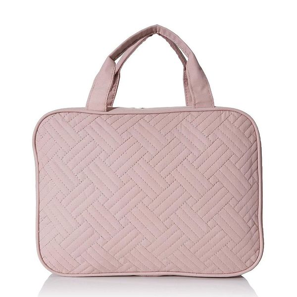 Hanging Makeup & Toiletries Pink Travel Bag Organiser