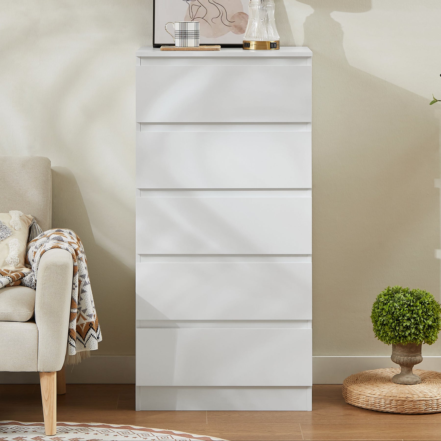 tall slim dresser 5 Drawers Tall Storage Dresser, Narrow Storage Drawers Organizer Lingerie Chest - On Sale - Bed Bath & Beyond