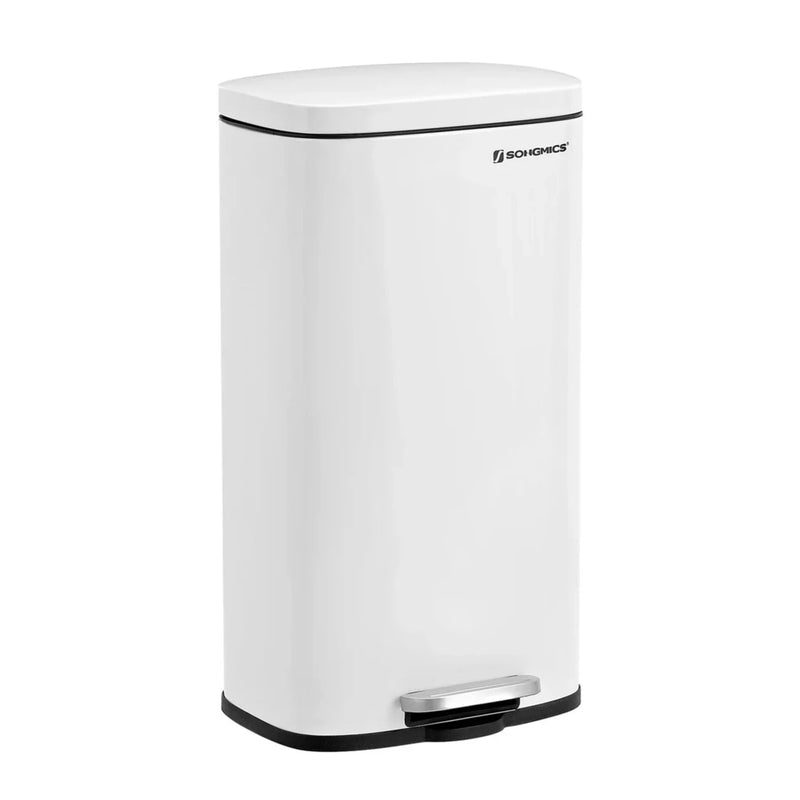 Kitchen Rubbish Bin 30L White