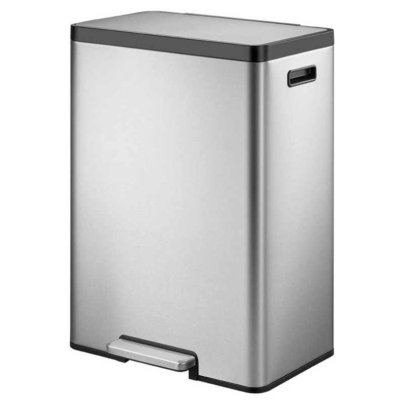 EKO Rubbish Bin 45 Liter Stainless Steel Finish