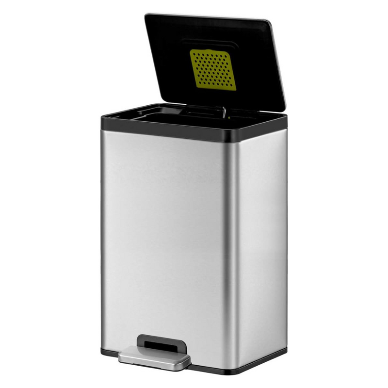 EKO Rubbish Bin 45 Liter Stainless Steel Finish