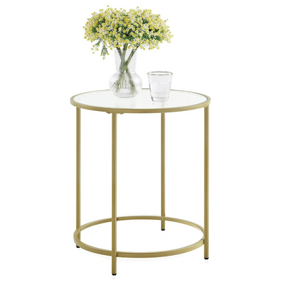 Vasagle Nyla Tempered Glass End Table