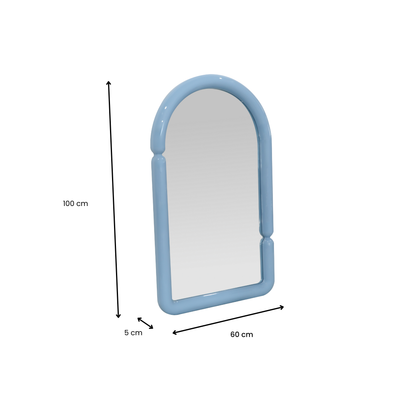 Alia Wall Mirror - Light Blue