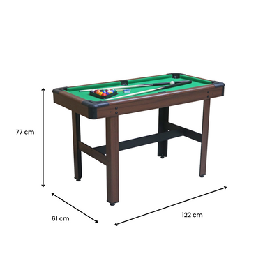 Mini Pool Table – Green Felt, MDF Build