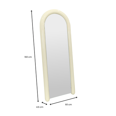 Alia Mirror - Milk White