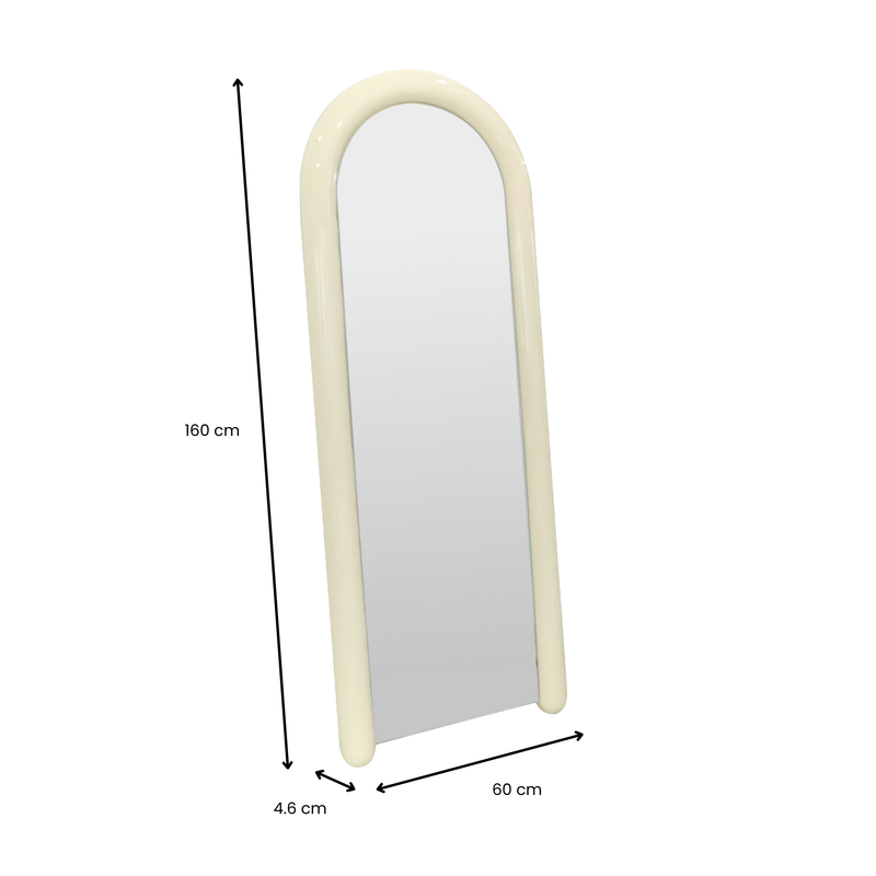 Alia Mirror - Milk White