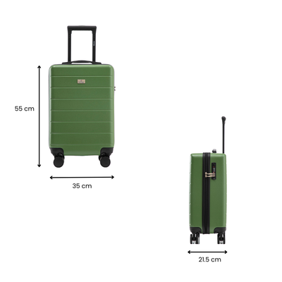 Liberty 55cm, 66cm & 76cm Hardside Luggage Set Green