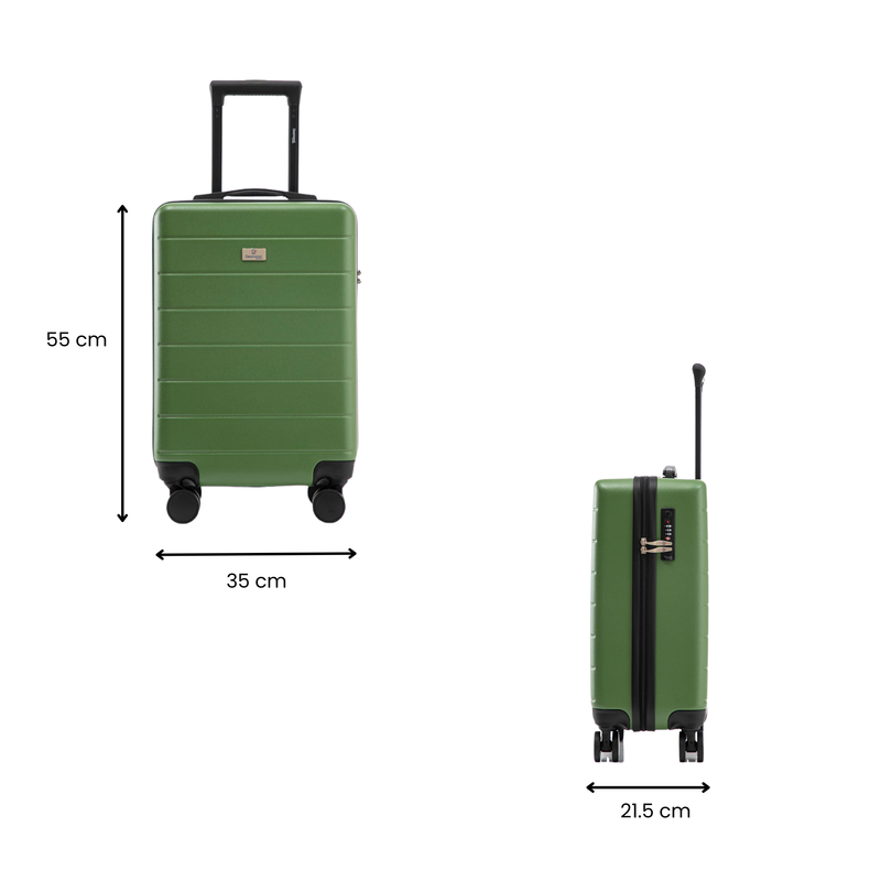 Liberty 55cm, 66cm & 76cm Hardside Luggage Set Green
