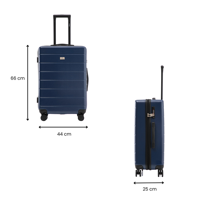 Liberty 66cm Hardside Carry-On Suitcase Navy