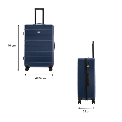 Liberty 76cm Hardside Carry-On Suitcase Navy