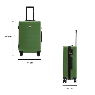Liberty 55cm, 66cm & 76cm Hardside Luggage Set Green