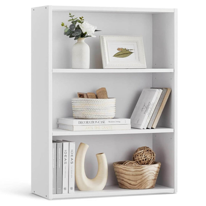 Vasagle 3 Tier Bookcase 24 x 60 x 81 cm - White