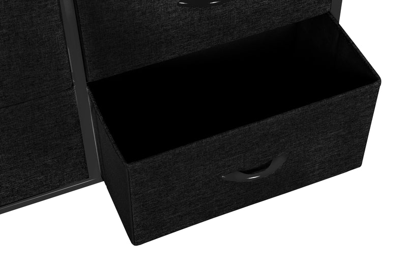 16 Drawer Storage Chest - Black