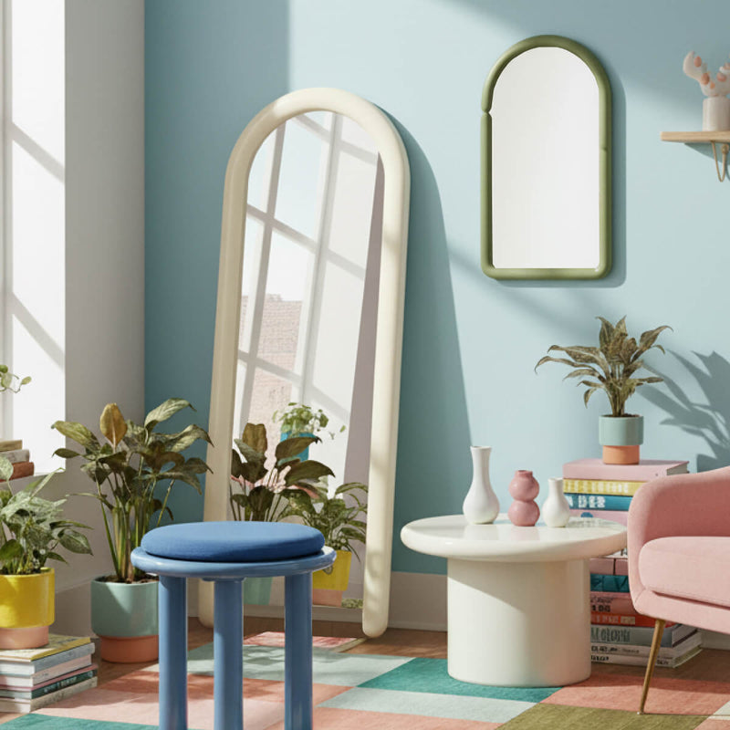 Alia Mirror - Milk White