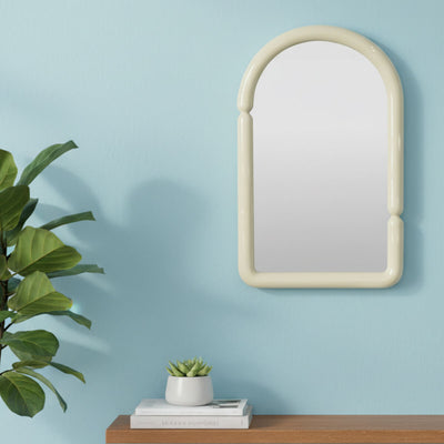 Alia Wall Mirror - Milk White