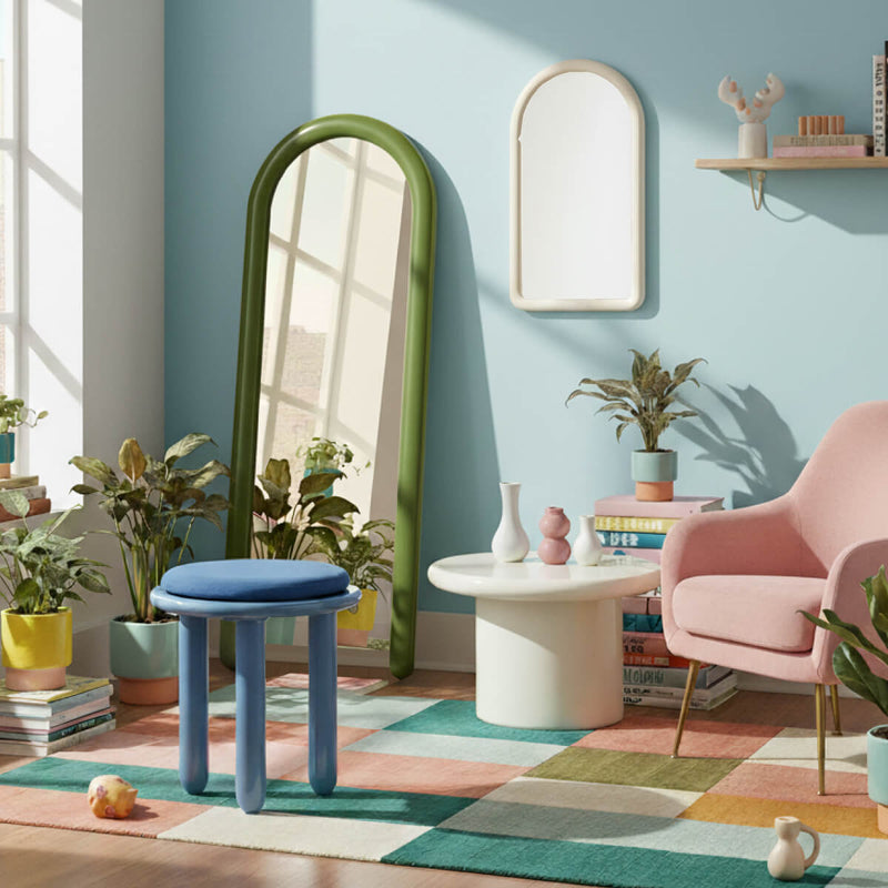 Alia Wall Mirror - Milk White