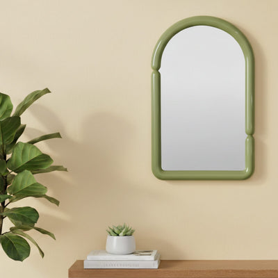 Alia Wall Mirror - Olive
