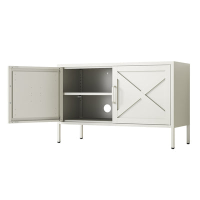 Phoenix Steel Storage Locker - Cream White