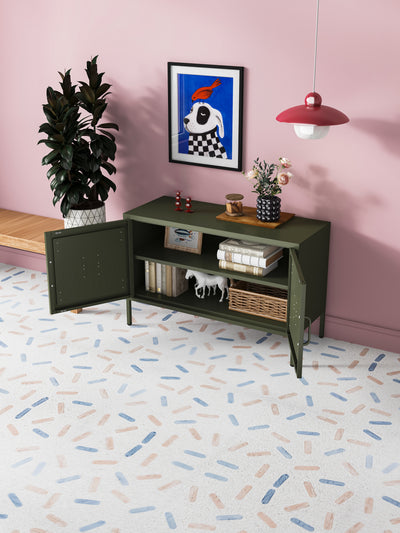 Phoenix Steel Storage Locker - Army Green