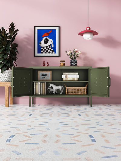 Phoenix Steel Storage Locker - Army Green