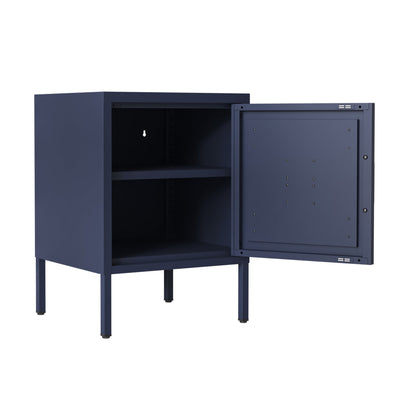 Phoenix Bedside Table Locker - Slate Grey