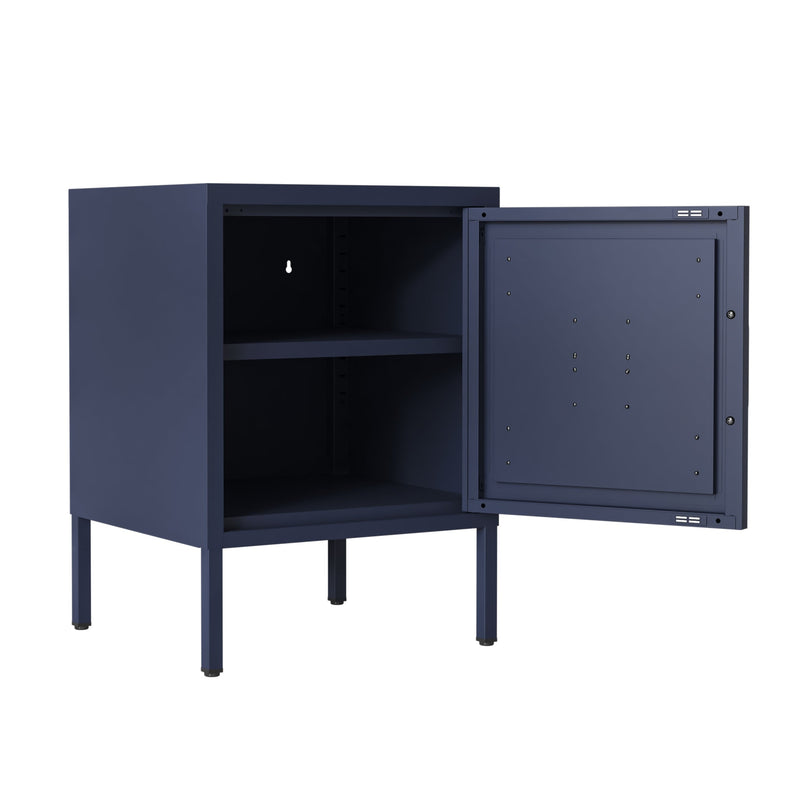 Phoenix Bedside Table Locker - Slate Grey