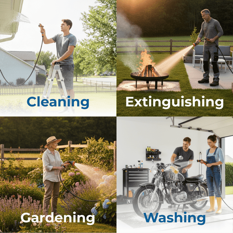 Hose Reel with 10 Spray Modes 30M