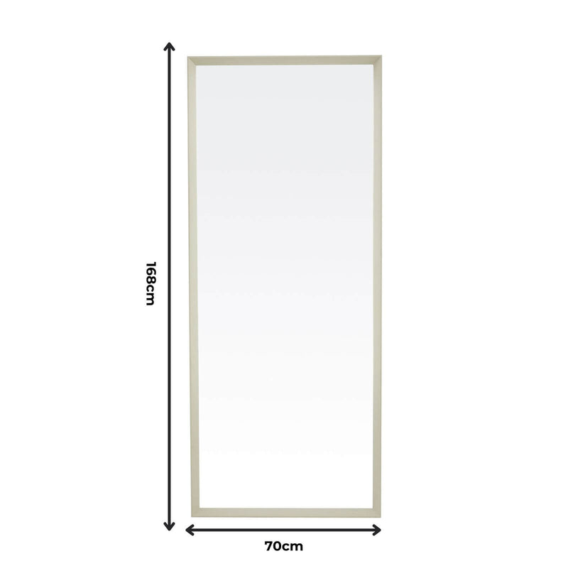 Sorelle Rectangular Full Length Dressing Mirror - Natural