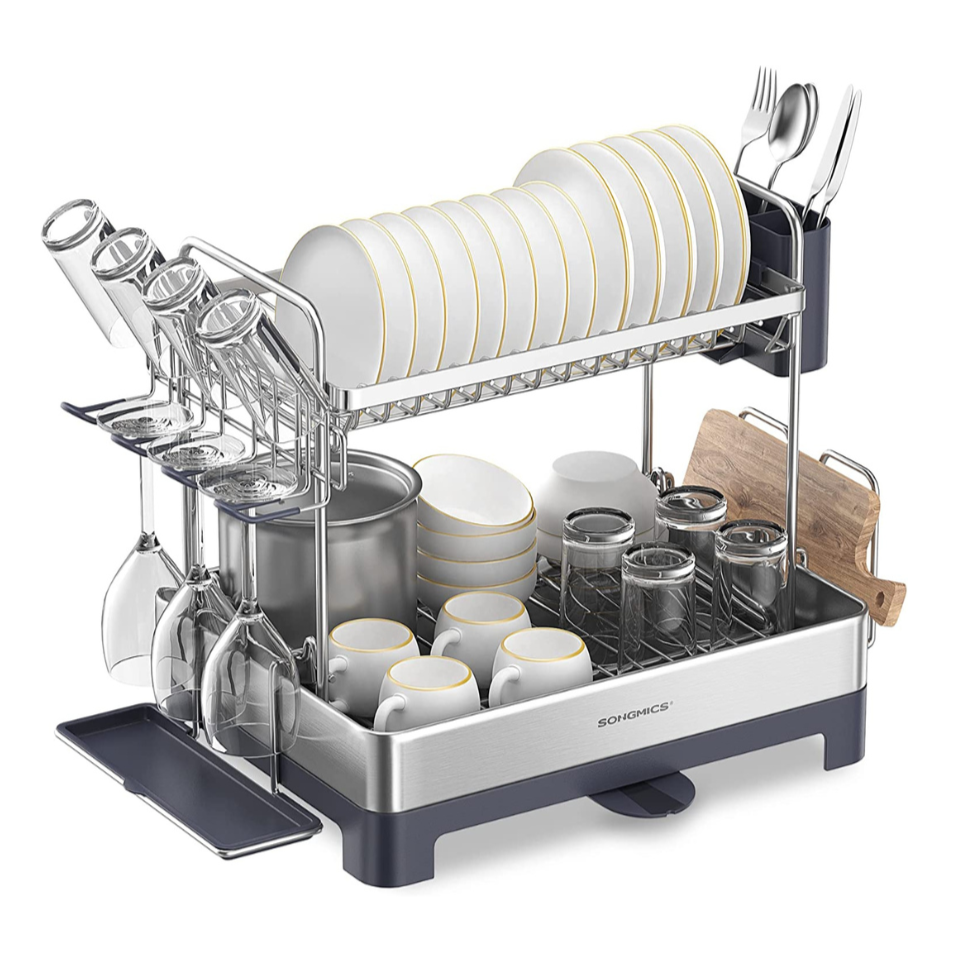 Dish Drying Rack - Grey and Silver – Space General