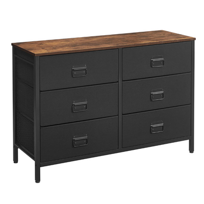 Brian Storage Chest of 6 Drawers Brown