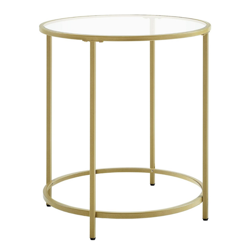 Vasagle Nyla Tempered Glass End Table