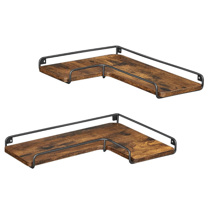 L-Shaped Floating Shelves (Set of 2)