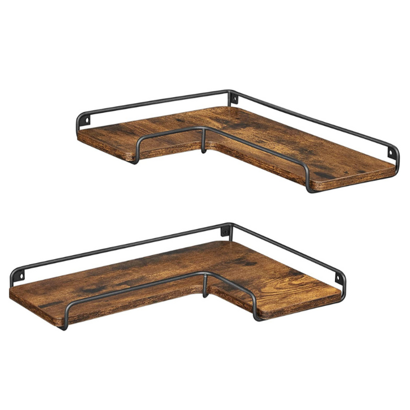 Vasagle L-Shaped Floating Shelves (Set of 2)