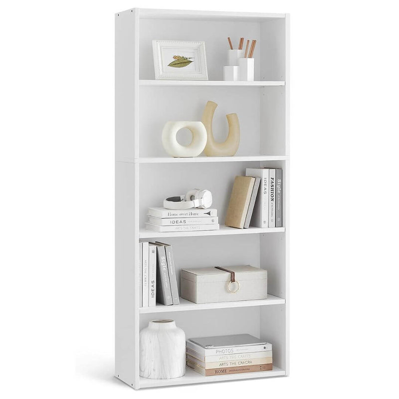 Vasagle 4 Tier Bookcase 24 x 60 x 107.5 cm - White