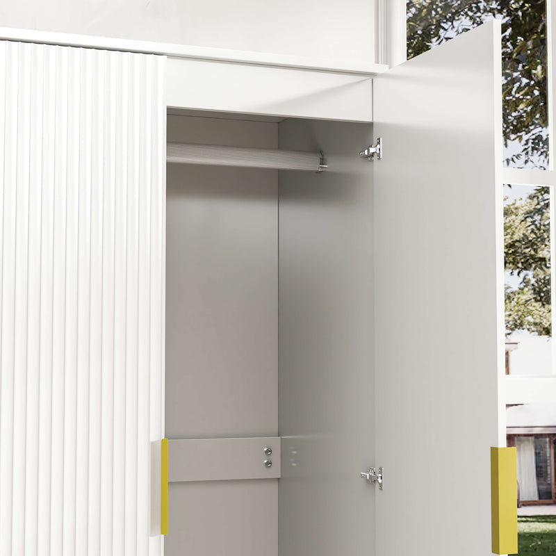 Elba 2-Door Wardrobe – White Matte